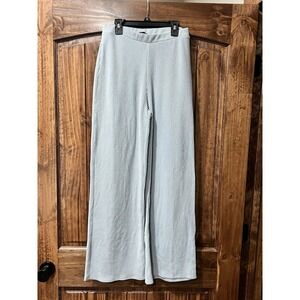 21 Saints Women's Light Green Ribbed Polyester Blend Pants Size Large NWOT